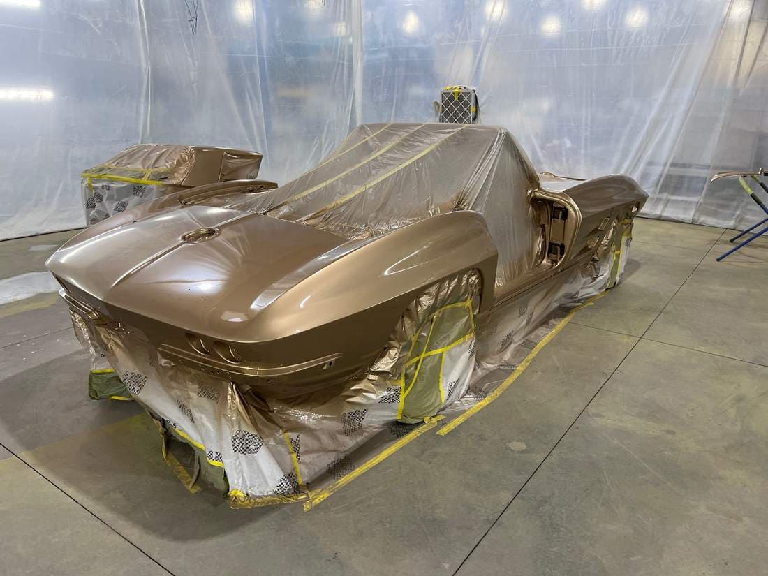 PAINT BOOTH — GOLD