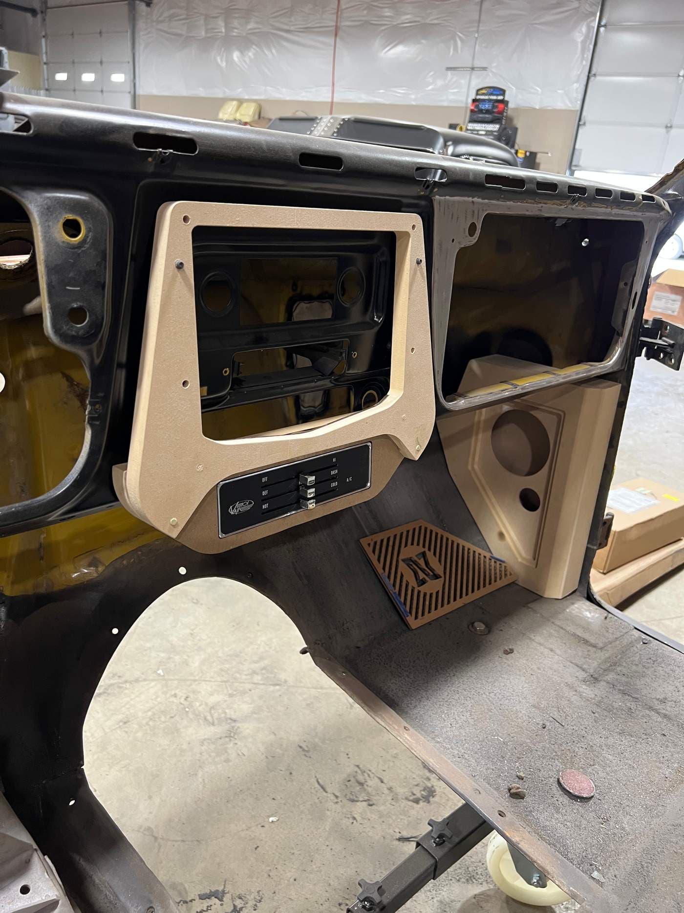 Built up, not just restored.