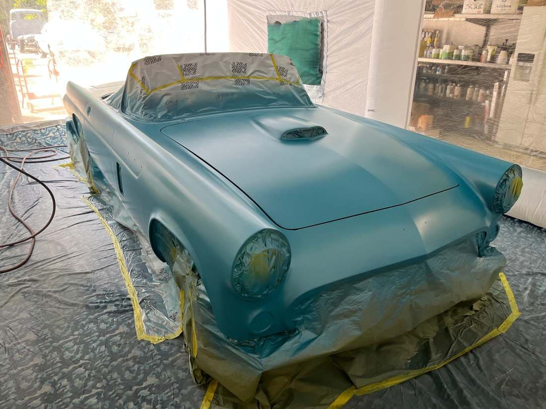 PAINT BOOTH — PEACOCK BLUE